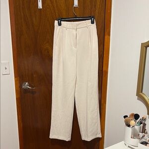 Aritzia Cream Women's Trousers